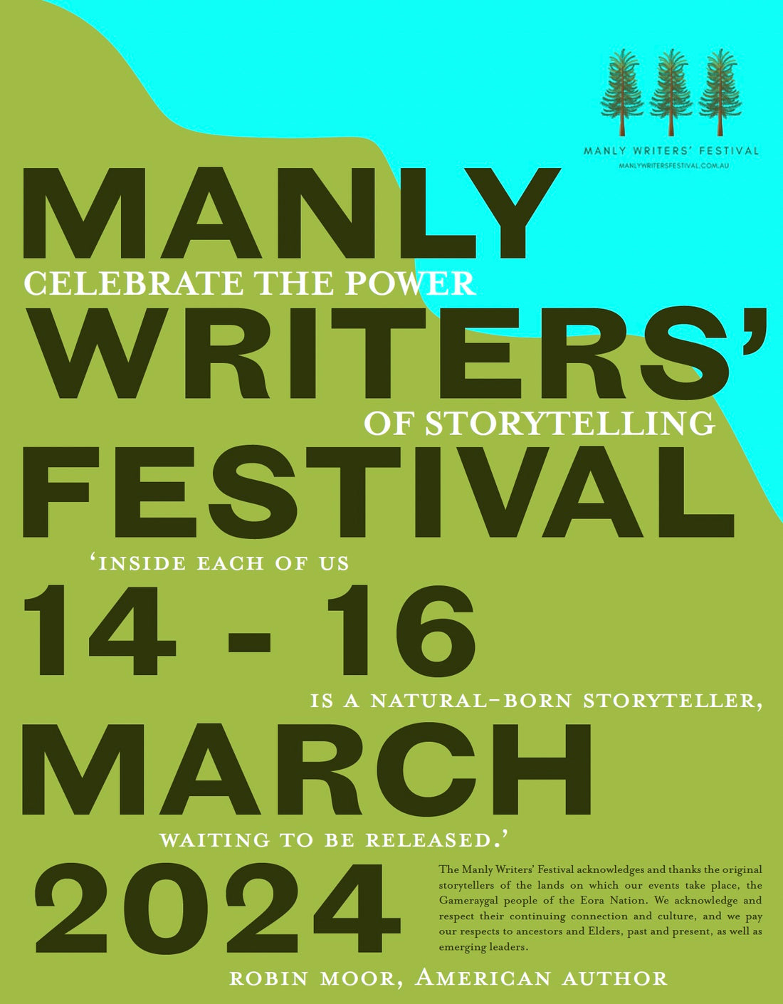 Announcing the Manly Writers' Festival program